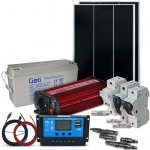 SOLARFAM solární sestava ostrovní 110Wp 12V 100Ah měnič 230VAC 600W 04280257