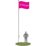 Hliníkový vlajkový stožár Basic vnější vedení lanka Alerion – Hledejceny.cz