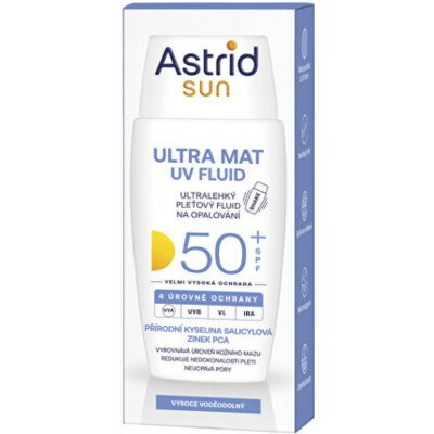 Astrid Sun Ultralehký pleťový fluid na opalování SPF 50+ 40 ml – Hledejceny.cz