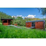 Medový glamping v moderní vybavené maringotce se včelím úlem v přírodě Krušných hor – Hledejceny.cz