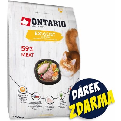 Ontario Cat Exigent 6,5 kg – Zboží Dáma