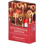 Emocio Stromkové 12ks 12x100 červené – Zboží Dáma