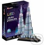 CubicFun 3D puzzle Svítící Burdž Chalífa 136 ks – Hledejceny.cz