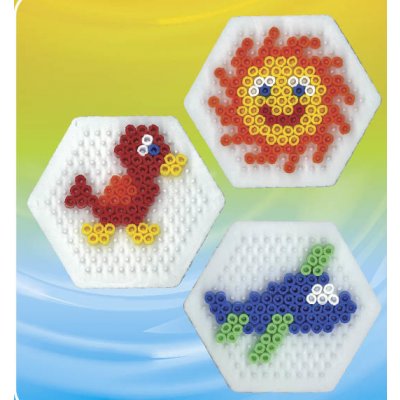 HAMA HAMA H4106 Hama set šestiúhelník zažehlovací korálky MIDI – Hledejceny.cz