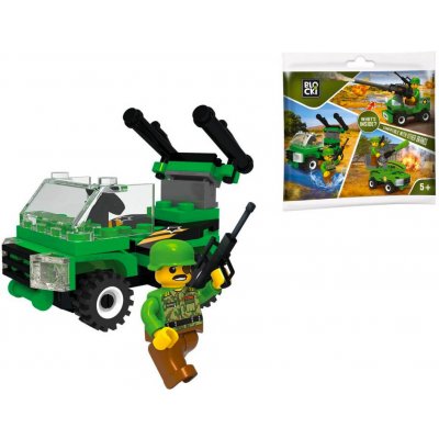 ICOM Blocki MyArmy Mobilní raketomet a figurka 50 ks – Zboží Dáma