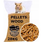 Transwood Stelivo Dřevěné dřevěné pelety pro hlodavčí zvířata 28 kg světlé – Hledejceny.cz
