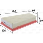 Vzduchový filtr VALEO 585480 – Hledejceny.cz