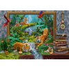 Puzzle Schmidt Oživlý obraz tygři 1000 dílků