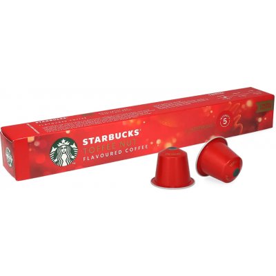 Starbucks Nespresso Toffee Nut Flavoured Coffee 10 ks – Zboží Dáma