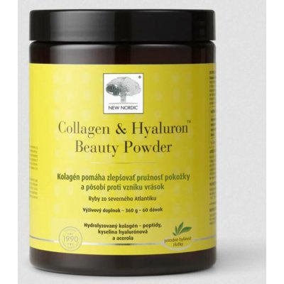 NEW NORDIC Collagen & Hyaluron Beauty Powder prášek 360 g – Hledejceny.cz