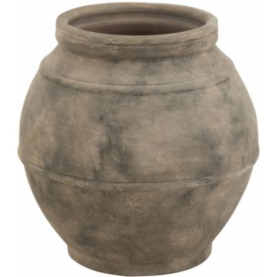 Šedo-hnědá antik keramická dekorační váza Vintage - Ø 38*38cm od 6 351 Kč -  Heureka.cz