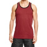 Burnside pánské tílko BU9111 Heather Red – Sleviste.cz