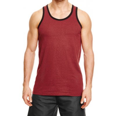 Burnside pánské tílko BU9111 Heather Red – Sleviste.cz
