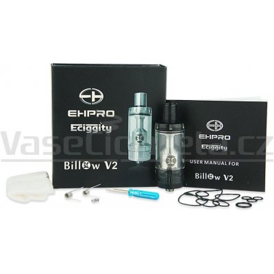 Ehpro Billow V2 RTA Tank Clearomizér černý 5ml – Hledejceny.cz