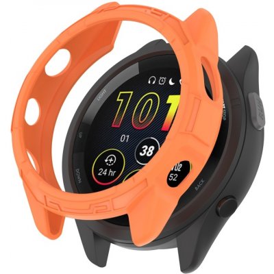 VSECHNONAMOBIL TPU HALF COVER Obal pro Garmin Forerunner 265S oranžový 58703 – Zboží Živě