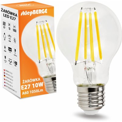 Berge LED žárovka E27 A60 10W neutrální bílá MZ0235
