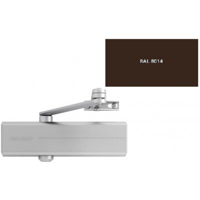 Assa Abloy FAB DC 140 New s raménkem hnědá – Zboží Mobilmania