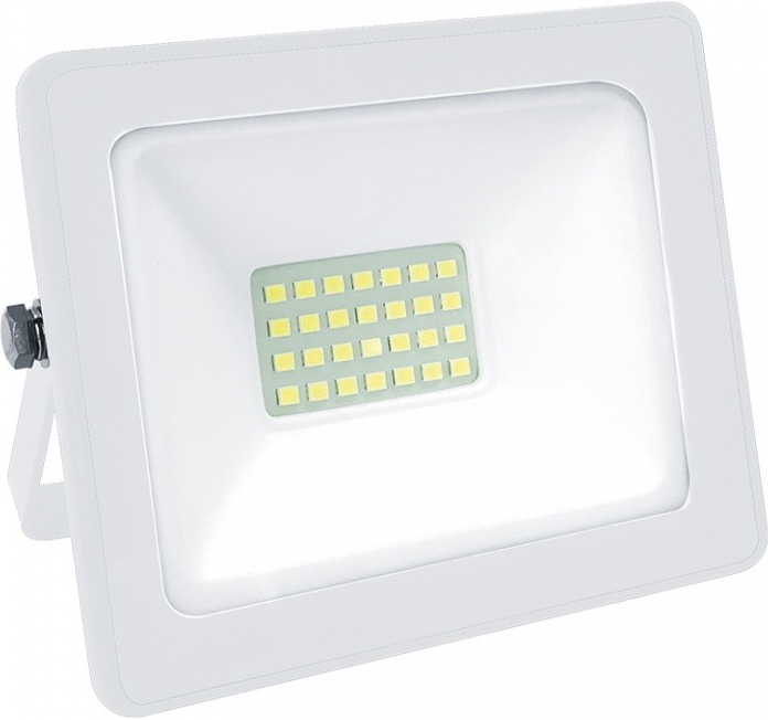 ACA Lighting LED venkovní reflektor Q 20W/12-24V DC/6000K/1760Lm/110°/IP66, bílý