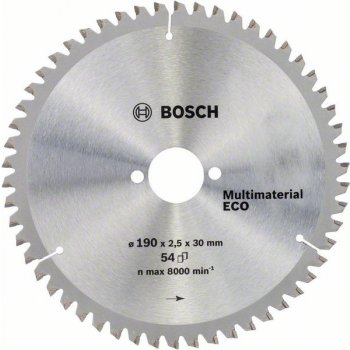 Bosch Pilový kotouč Multi Material ECO 190 x 30 x 2,2/1,6 mm, 54 zubů 2.608.644.389