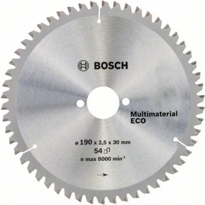 Bosch Pilový kotouč Multi Material ECO 190 x 30 x 2,2/1,6 mm, 54 zubů 2.608.644.389 – Sleviste.cz