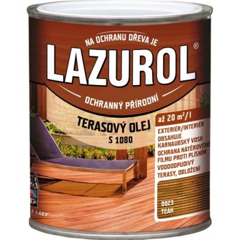 Lazurol S1080 terasový olej 2,5 l teak