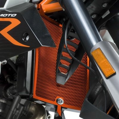 Ochranná mřížka chladiče oranžová - KTM 990SM '08- / 990SMR all years / SMT '08- | Zboží Auto
