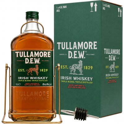 Tullamore D.E.W. 40% 4.5 l (dárkové balení kolébka) – Hledejceny.cz