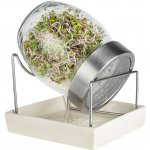 ZdravýDen Sklenice na klíčení 700 ml bílá – Zboží Dáma