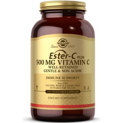 Solgar Vitamins Ester-C Plus 500 mg vitamínové rostlinné 250 kapsle