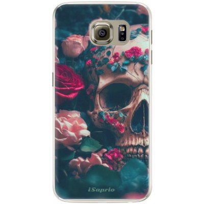 Pouzdro iSaprio - Skull in Roses - Samsung Galaxy S6 Edge – Zboží Mobilmania