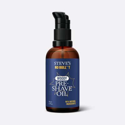 Steves No Bull***t Woody Pre-Shave Oil pánský změkčující olej před holením 50 ml – Zboží Dáma