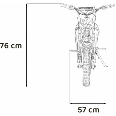Renegade 50R vozidlo motor červená – Zboží Dáma