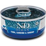 N&D Cat Ocean Adult Tuna & Sardine & Shrimps 70 g – Sleviste.cz