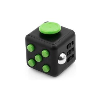 Fidget cube černo zelený