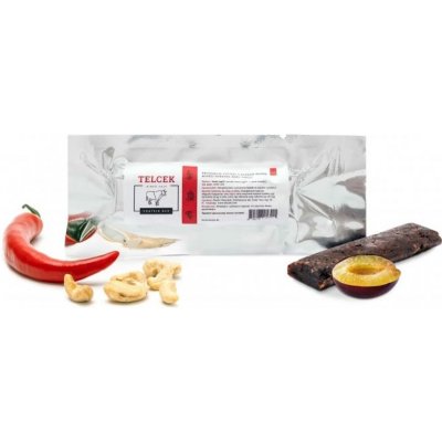 Telcek Hovězí proteinová tyčinka s arašídy datlemi a chilli 50 g – Hledejceny.cz