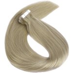Vlasové PU pásky Tape in na prodlužování vlasů 30cm světlá šedá – Hledejceny.cz