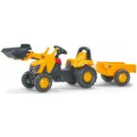 Rolly Toys Šlapací traktor JCB s přívěsem a nakladačem 02383 – Zboží Dáma