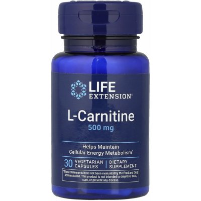 Life Extension L-karnitin 500 mg 30 rostlinných kapslí – Hledejceny.cz
