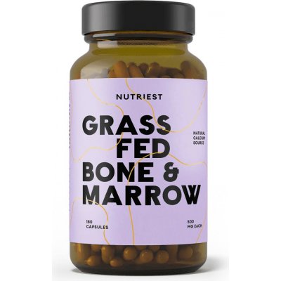 Nutriest Kostní dřeň grass fed 180 kapslí – Hledejceny.cz