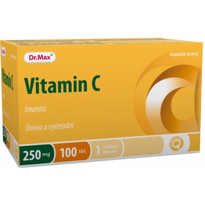 Dr.Max Vitamin C 250 mg 100 tablet od 99 Kč - Heureka.cz