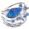 Prsteny Jan Kos jewellery Stříbrný prsten s opálem MHT 3174 SL