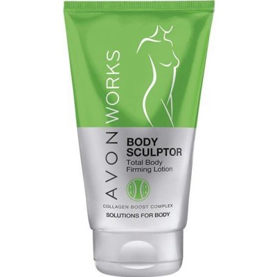 Avon Works zpevňující tělové mléko s kofeinem 150 ml – Zbozi.Blesk.cz