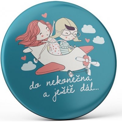 Nekupto magnetka 56mm Do nekonečna a ještě dál – Zboží Mobilmania