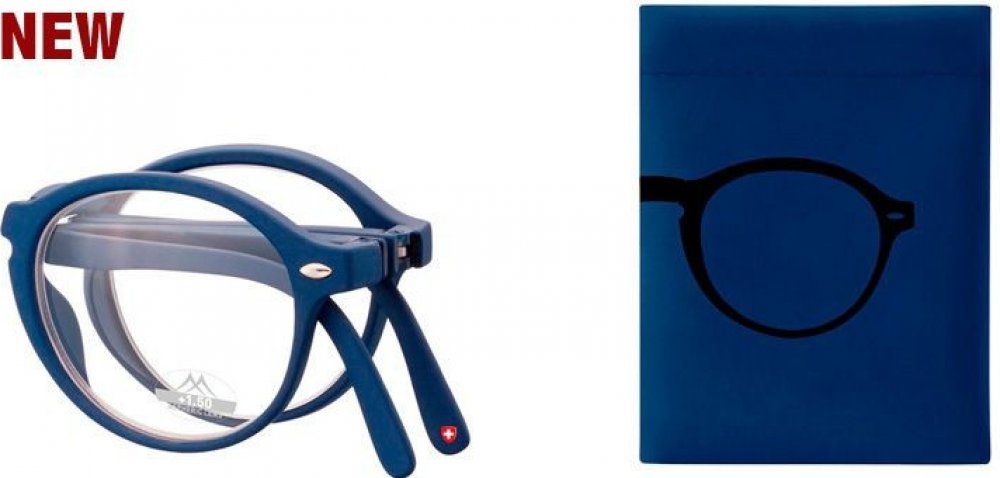 Montana Eyewear SKLÁDACÍ dioptrické brýle BOX66B BLUE | Srovnanicen.cz