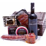 Dárkový koš Španělské víno a uzeniny – Zboží Dáma