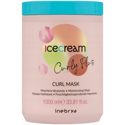 Inebrya Curl Plus Mask pro kudrnaté vlasy 1000 ml – Zboží Mobilmania