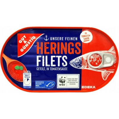 G & G Sleďové filety v tomatové omáčce 200 g – Zboží Dáma