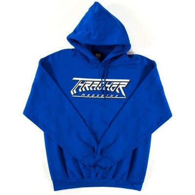 Thrasher Future Logo Hood modrá – Zboží Mobilmania