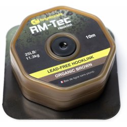 RidgeMonkey šňůra RM-Tec Lead Free Hooklink 25lbs 10m Organic Brown