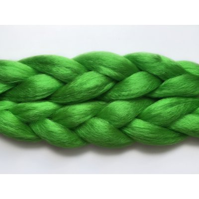 100% Kanekalon jumbo braid Barva: GREEN (light green - světle zelená), Značka: Dream Hair: Super Braid – Sleviste.cz